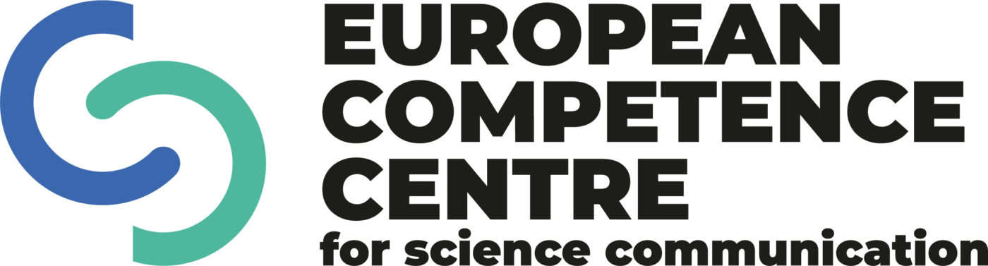 The logo of the European Competence Centre for Science Communication
