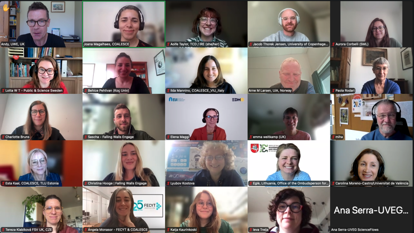 The latest Mutual Learning and Exploitation event (ML&E 6), on 30 April 2026, provided the opportunity for COALESCE Hubs to hear about the work of the European Digital Media Observatory (EDMO) Hubs and Falling Walls Engage Hubs. The meeting was held online.